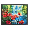 (US Local)Flower-11CT Stamped Cross Stitch Kit(55x45cm)