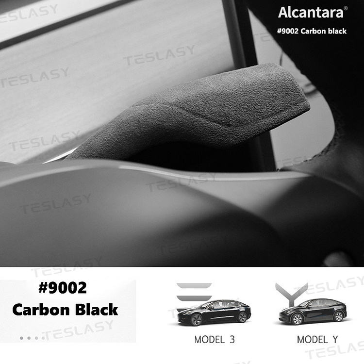 TELASAY Model 3/Y Alcantara Gear Shift Stalk Trim Cover