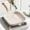 Nonstick Egg Griddle Pan with Heat-Resistant Handle Frying Pan for Stove Tops