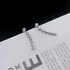 Clous d'oreilles diamant sept &eacute;toiles