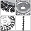Grass Trimmer Disc Steel Wire Trimmer Head Garden Power Tool Accessories (5in)