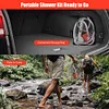 Camping Shower 2000mAh Digital Display Rechargeable for Camping Hiking Traveling