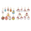10pcs DIY Cartoon Christmas  Diamond painting pendant