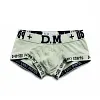 Letter Personality D.M Underwear Men's Fashion High Elastic Comfortable Pouch Cotton Boxer