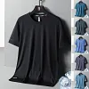 T-shirt en maille de soie glac&eacute;e &agrave; s&eacute;chage rapide