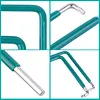 2Pcs Window Adjustment Tool Set with Torx TX15 Hexagonal 4 Mm & Ball Head 4 Mm Window Adjustment Wrench for Household DIY Professional Machine Repairing
