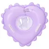 Heart Shape Baby Swim Ring Tube Leakproof Toddler Swimming Ring for Kids Toddles