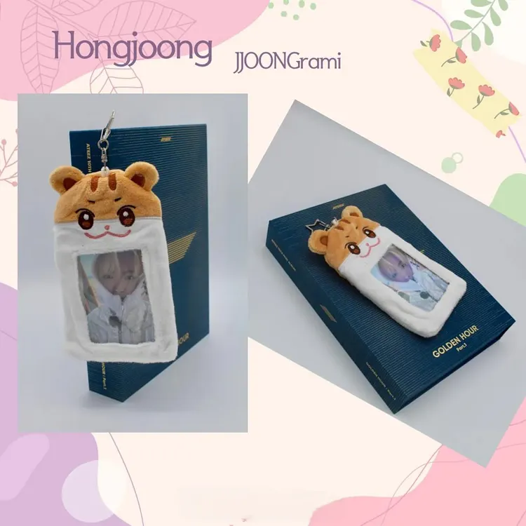 ATEEZ Golden Hour Part 2 Aniteez Plush Photocard Holder
