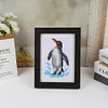 8pcs Bird DIY Mini Round Diamond Painting Set 12x17cm