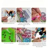 2pcs/set DIY Panda Owl Hanging Mirror Diamond Art Wall Door Decoration Kit