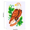 8pcs Bird DIY Mini Round Diamond Painting Set 12x17cm