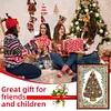 (US Local)Christmas Tree Special Shaped Diamond Painting Journal Notebook for Adults