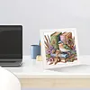 5D DIY Partial Special Shaped Drill Diamond Painting Bird Home With Frame Kit 19.2x19.2cm