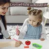 12 Pairs Stationery DIY Diamond Art Earring Double Side Diamond Painting Earring