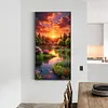 Mountains Fields-Full Round Diamond Painting 40*70CM