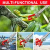 1.5M Foldable Snake Tongs Stainless Steel Reptile Grabber Tool Garbage Clip