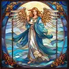 Madonna Fairy Glass Painting-Paint by Numbers Acrylic Painting 50*50CM