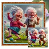 (Multi-Style) Old Couple-11CT Stamped Cross Stitch 40*40cm/15.75*15.75in