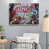 Flower And Bird Figure-Full Round Diamond Painting 40*30cm/50*40cm