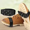 7 Teeth Snow Ice Claws Adjustable Ice Crampons Non-Slip Walking Shoe Ice Spikes
