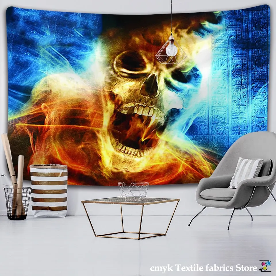 alien witchcraft Tapestry Hippie Carpet Room Trippy Tapestry Wall Hanging Witchcraft tapiz Dropship hippie deco wall hanging