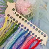 【Wholesale Discount】Wooden Carved Cross Stitch Thread Board Embroidery Thread Organizer (Dog)