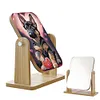 (US Local)DIY Flower Diamond Painting Kit Rotatable Mirror w Diamond Painting Jewelry Box