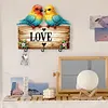 Crochets muraux en bois pour l&rsquo;amour