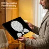 DIY Pearl Painting Sunflower for Home Wall Decor with Frame(20x30cm)