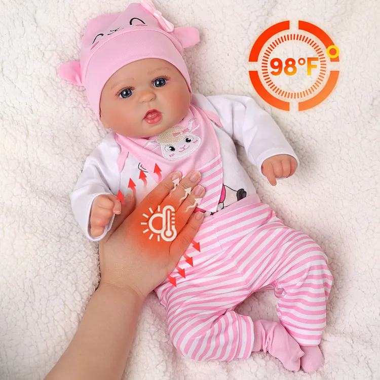Babeside Bailyn 20" Reborn Baby Doll with a Body with Warming Cuddles Body