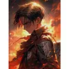 Attack on Titan - Levi Ackerman-11CT Stamped Cross Stitch 30*40cm/11.81*15.75in