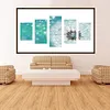 Diamond Painting -DIY 5-pictures Combination Round Drill Dandelion