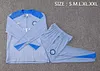 2024/2025 Inter Milan Half-Pull Training Suit Light blue Football Jersey 1:1 Thai Quality Set