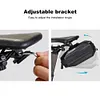 0.8L Bicycle Saddle Bag Reflective MTB Road Bike Seat Bag for Outdoor Cycling