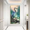 (Big Size) Delicate Crane-Full Round Diamond Painting 40*85cm
