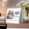 2026 DIY Special Shape Desktop Diamond Standing Calendar for Bedroom Living Room