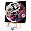 Tai Chi  Double Dragon-Paint by Numbers Acrylic Painting 40*40CM(HOT)