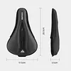 High Elastic Silicone Bicycle Seat Cover Super Soft Thick Tail Light Seat Cover Mountain Bike Silicone Cycling Thick Waterproof Road Bike Seat Accessories