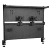 [US Local Warehouse] Desktop Shelving System with Monitor Stands Computer Accessories Clamp On Desk Organizer Shelf 51 X 34 Inch for Office Supplies Dorm Home Decor