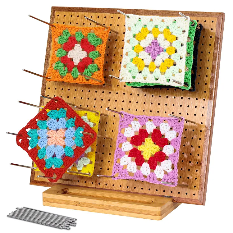 Crochet Blocking Board With Pegs
