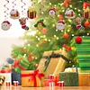 12pcs Special Shape Diamond Drawing Snowman Christmas Santa Hanging Ornament Kit