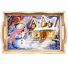 DIY Diamond Painting Wooden Tray Food Tray with Handle Living Room Decoration Donut Wooden Tray Kit