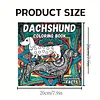 3PCS Graffiti Coloring Book Set Mindfulness Art Books for Adults 