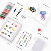 12pcs Marine Animals 5D DIY Square Drill Diamond Painting Kits for Adults Beginners Home Decor Diamonds Paintings Gem Art 5.91x7.09in