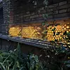 Solar Lantern Outdoor Hanging Lantern Light IP44 Waterproof with Handle for Yard