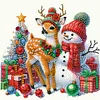 (US Local)4Pack Xmas-Special Shaped Diamond Painting Kit(30x30cm)