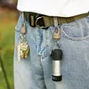 Magnetic Mini Carabiner Buckle Hook Stainless Steel Fishing Climbing Acessories