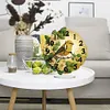 (US Local)Acrylic Special Shape Flower Bird Diamond Painting Art Clock Ornaments Kit