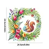 Tulips And Squirrels Double Sided - 5D DIY Pendant