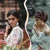 10 Pairs Double Sided Diamond Painting Earrings Gift for Women Girls (Style 1)
